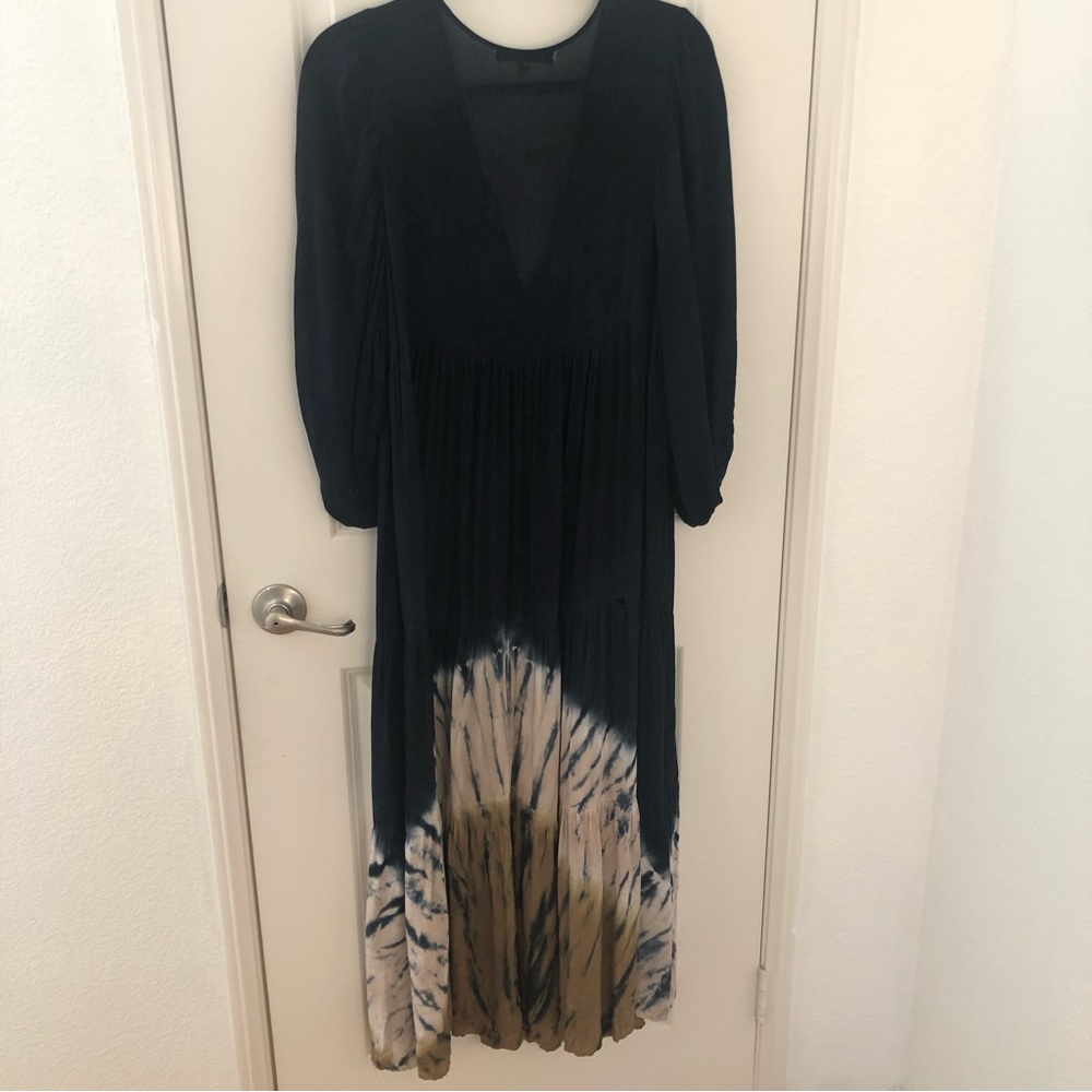 Young fabulous broke dawn tie dye maxi dress size XS flowy relaxed Bohemian - Picture 6 of 13